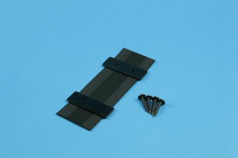 連結金具　ベルトタイプ　鉄:黒塗装